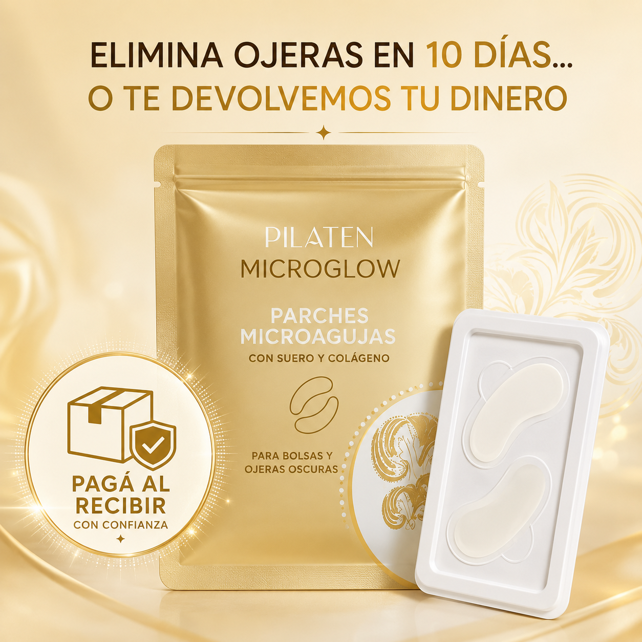 Parches MicroAgujas + Ácido Hialurónico y colágeno